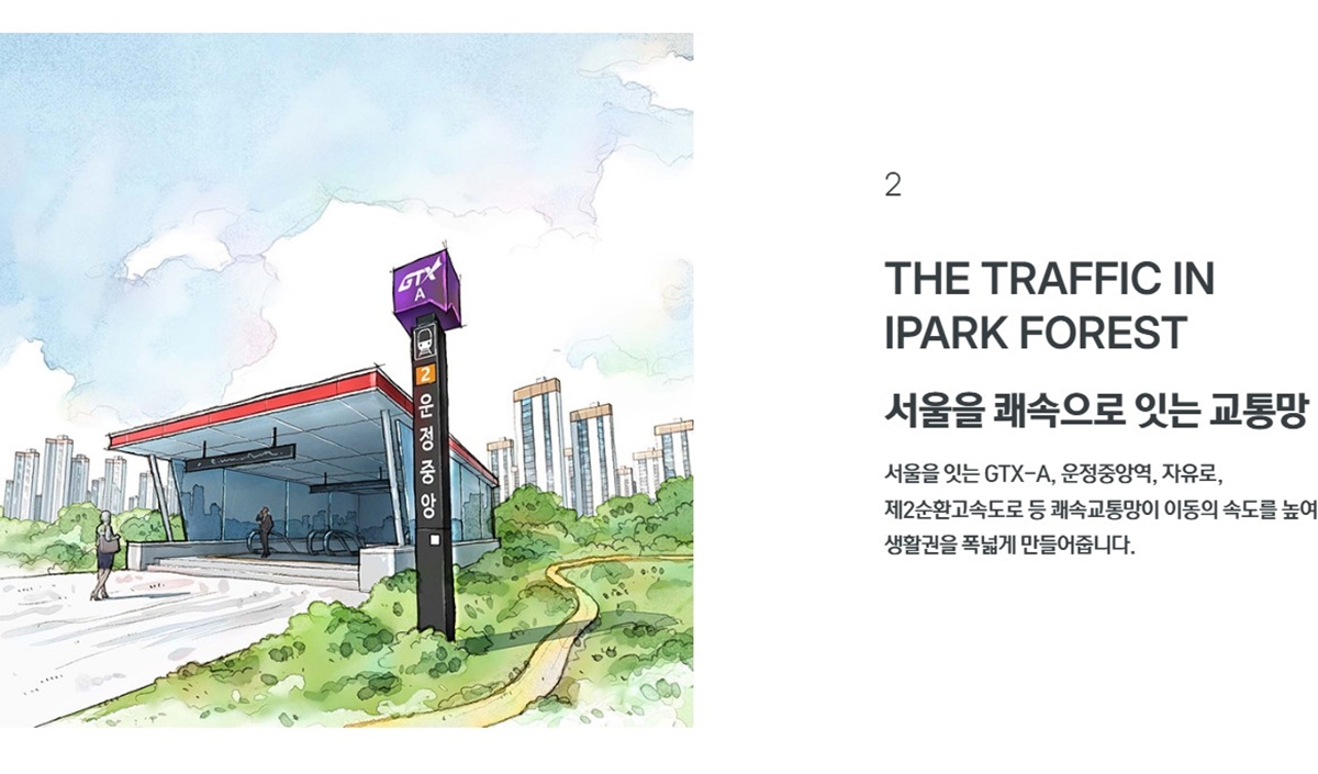 GTX-A 운정역 조감도